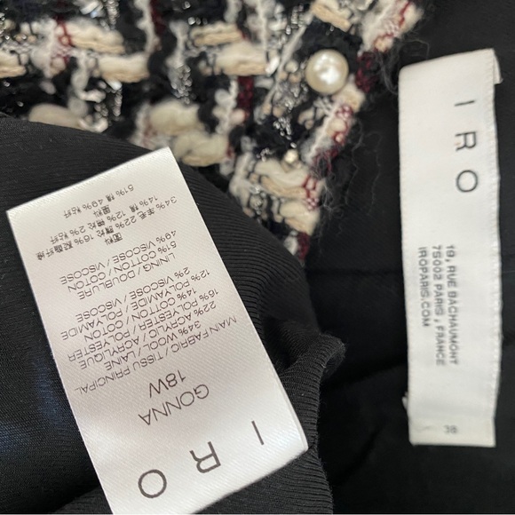 Iro
Gonna Pearl-Embellished Cropped Tweed Jacket - Picture 15 of 16